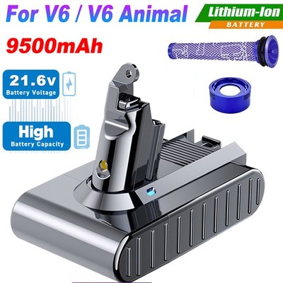 For Dyson V8 Battery / V6 Battery HEPA Absolute Animal V8 Motorhead Pro Battery
