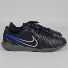 Nike Jr. Tiempo Legend 10 Club Big Kids Soccer Shoes 6Y Youth Black Royal Blue