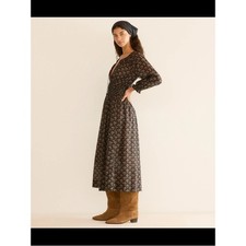 Doen NEW Delfina dress 100% organic cotton fall prairie cottagecore size small