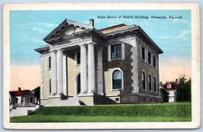 Postcard FL Pensacola Florida State Board Of Health Building C155