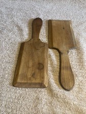 Vintage Farmhouse Wooden Ribbed Butter Pats