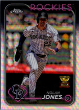 2024 Topps Chrome Refractors #240 Nolan Jones Colorado Rockies