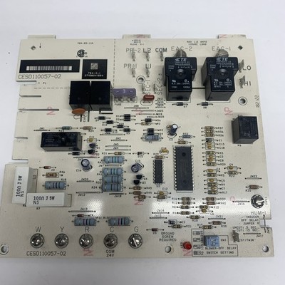 Carrier Bryant Payne CES0110057-02 Furnace Control Circuit Board CESO110057-02