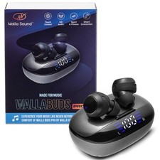 WALLA SOUND Earbuds w/Mic Bluetooth 5.3 Headphones TWS IPX5 Waterproof Sport