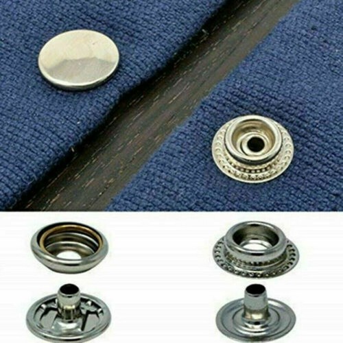200 Stk Druckknopf Set Edelstahl Persenning Plane Camping Nähfrei Kit Knöpf V5S9 - Bild 4 von 13