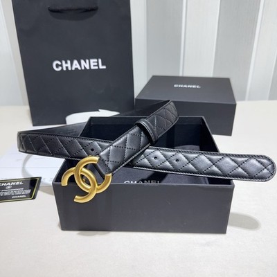 CHanel belt women authentic width width 3.0cm/1.18inch