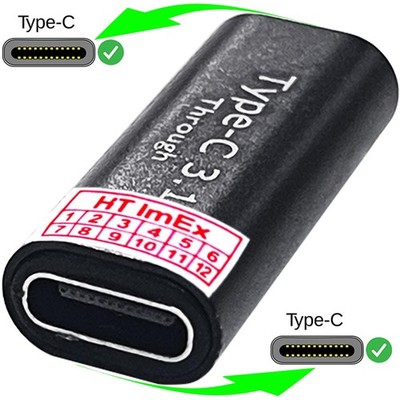 USB-C Kupplung Buchse zu Buchse Verlängerungs Adapter für Xiaomi Laptop Notebook
