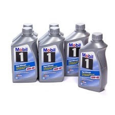 MOBIL 1 10w40 High Mileage Oil Case 6x1Qt Bot...