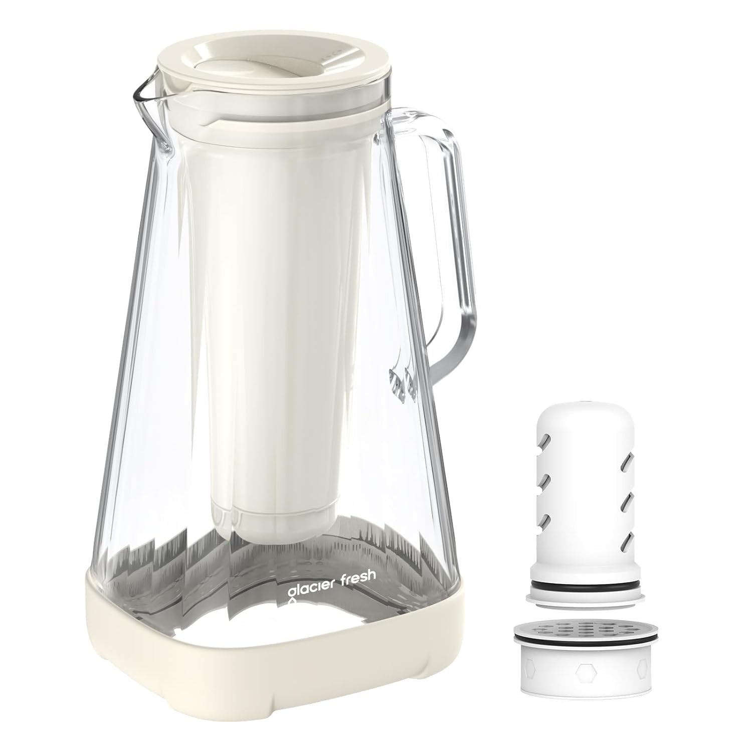 Caraffa Filtrante GLACIER FRESH 2.5L Vetro | Ideale per Famiglie