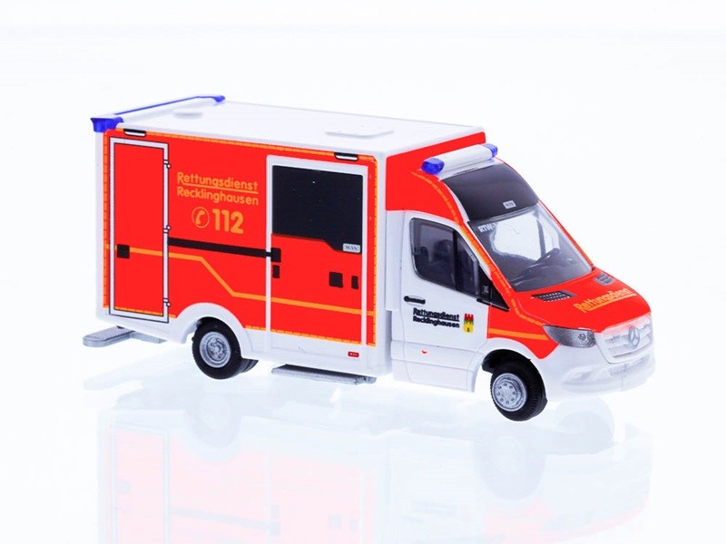 Rietze 76160 - 1/87 WAS Design RTW'18 Emergency Service Recklinghausen - New