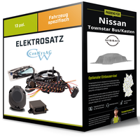 Elektrosatz 13-Pol Spezifisch für Nissan Townstar Bus/Kasten 12.2021- NEU