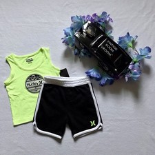 Completo performance Hurley nuovo con etichetta per neonati 24M