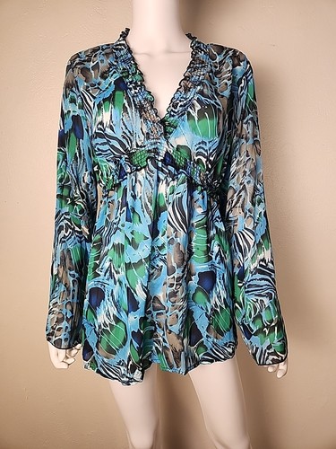 Elegancia Boho/Y2K Blouse L