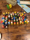 Lot Of 62 Fisher Price Little People Figures Vintage