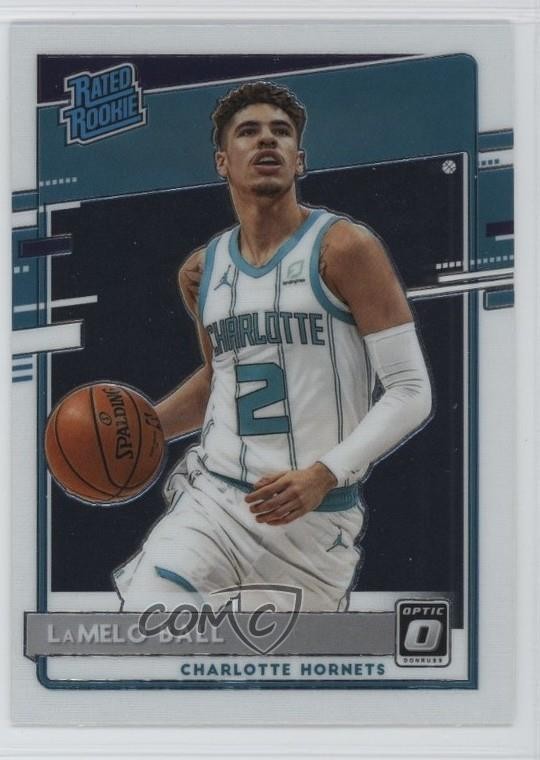 2020-21 Panini Donruss Optic Rated Rookie LaMelo Ball #153 3do