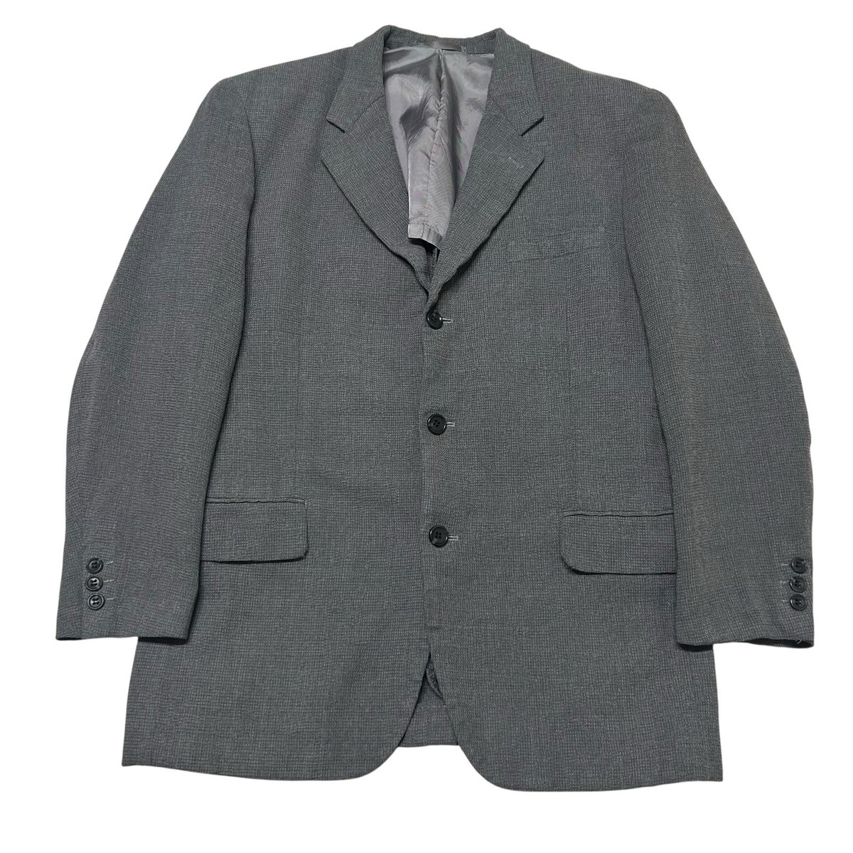 480 80s vintage ISSEY MIYAKE IM PRODUCT jacket men gray