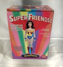 DC DIRECT WONDER WOMAN SUPER FRIENDS! MAQUETTE 9 1/8" STATUE 2003 Open Box