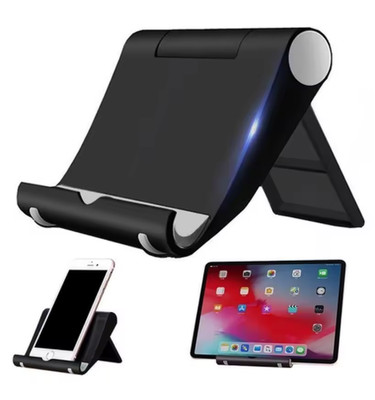 iPad Tablet iPhone Schreibtisch Ständer Halter Handy Klappbar Tragbar Schwarz 
