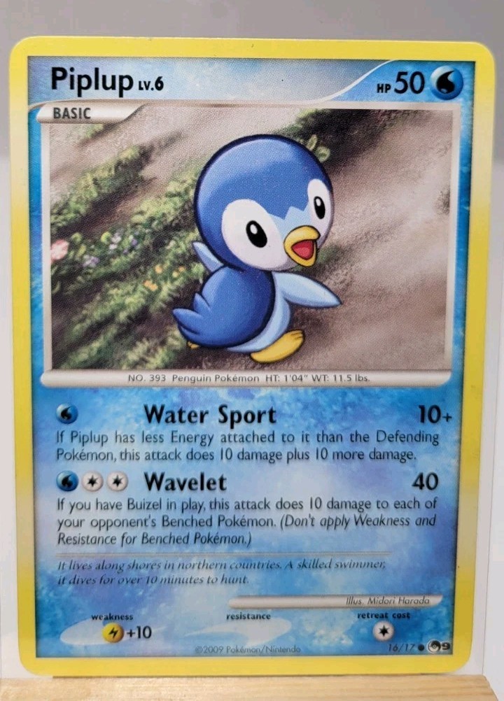 Piplup - POP Series 9 - 16/17 - Non-Holo Promo - Pokemon TCG - MP