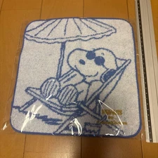 Cosmi Kitchen Snoopy Towel, Approx. 25cm, Joe Cool Snoopy Relax Design, Blue