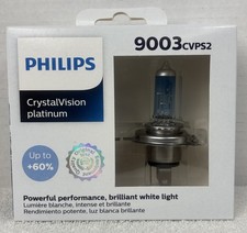 Philips Crystal Vision Platinum 9003cvps2 Hb2 6760.5w Two Bulbs Headlight 12.8v