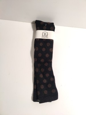 b studio -women's socks - black- Cashmere Blend - Made in USA **G6**