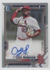 2021 Bowman Chrome Prospect Refractor 270/499 Angel Rondon #CPA-ARO Auto 0q0m