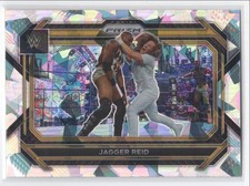 #4 2023 Panini Prizm WWE Cracked Ice Jagger Reid
