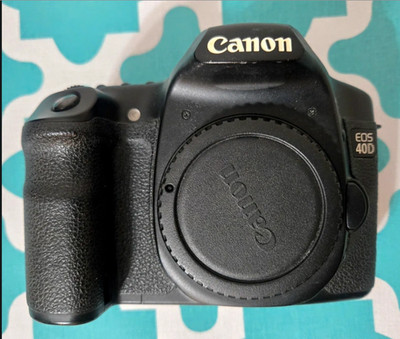 Canon EOS 40D 10.1MP Digital SLR Camera - Black (Body Only) Read Description