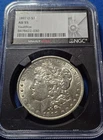 1897 O AU55 Morgan Silver Dollar, Vault Box Black Core. Semi-Key