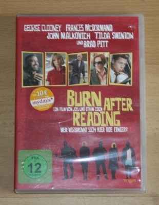 DVD Burn after Reading FSK 12 gut