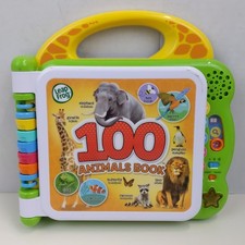 LeapFrog 100 Animals Book Interactive Learning Educational Toy Lights Sounds Kid