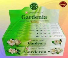 Garden Fresh Incense Sticks Gardenia Natural Fragrances Agarbatti 15 X 12 Pack