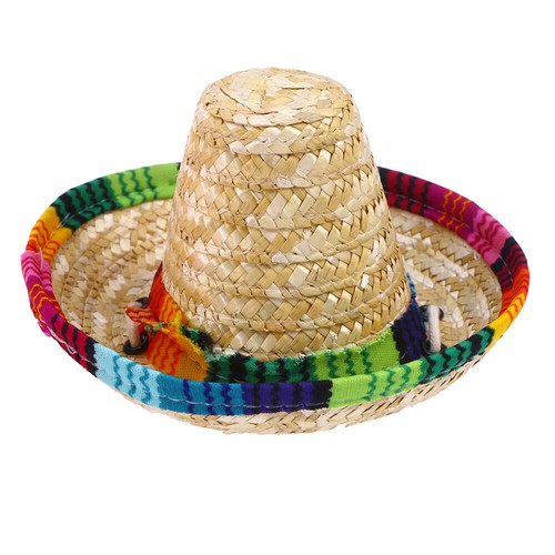 1PC Sombrero Dog Hat Cat Cowboy Hat Dog Mexican Hat Hawaii Dog Costume