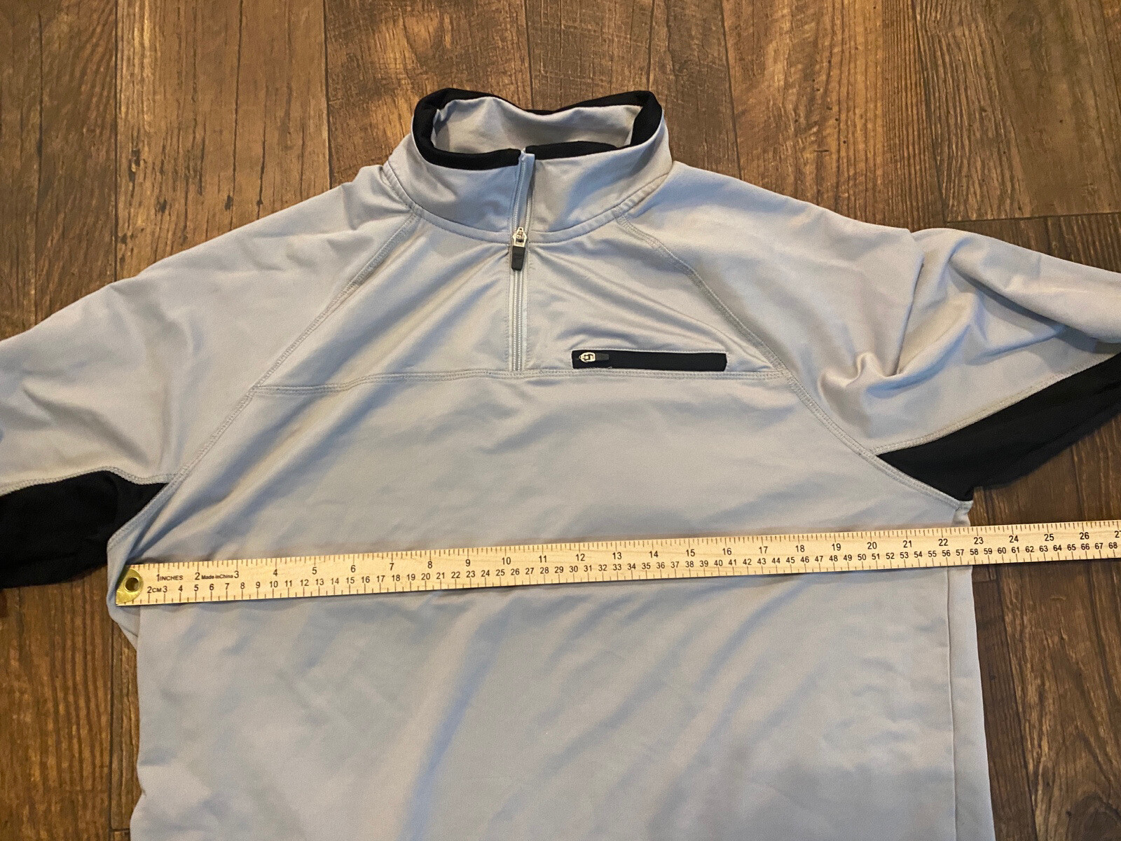 Pullover Fila Large Quarter Zip Grigio Track Jacket Bordo Nero