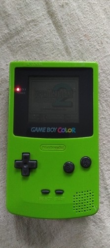Nintendo Game Boy Color Handheld GBC CGB-001 Kiwi Lime Works with mario