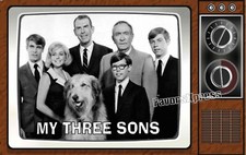 My Three Sons Classic TV Show PHOTO MAGNET 4 X 2.5 INCHES