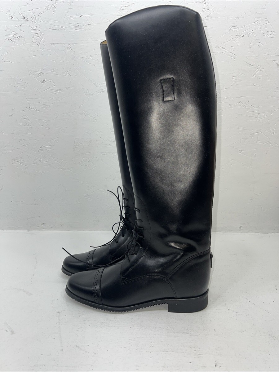 Bottes D'équitation Ovation Noires Pour Femme - Taille 8 W - Neuves - Réf 464589