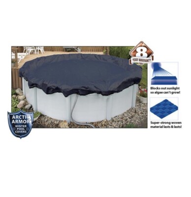 BLUE WAVE WC704-4 ABOVE GROUND ROUND POOL WINTER COVER NAVY BLUE