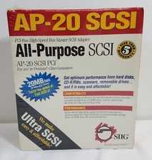 SIIG AP-20 Ultra SCSI PCI Adapter for DOS v6.0 or Windows v3.1 and higher NEW