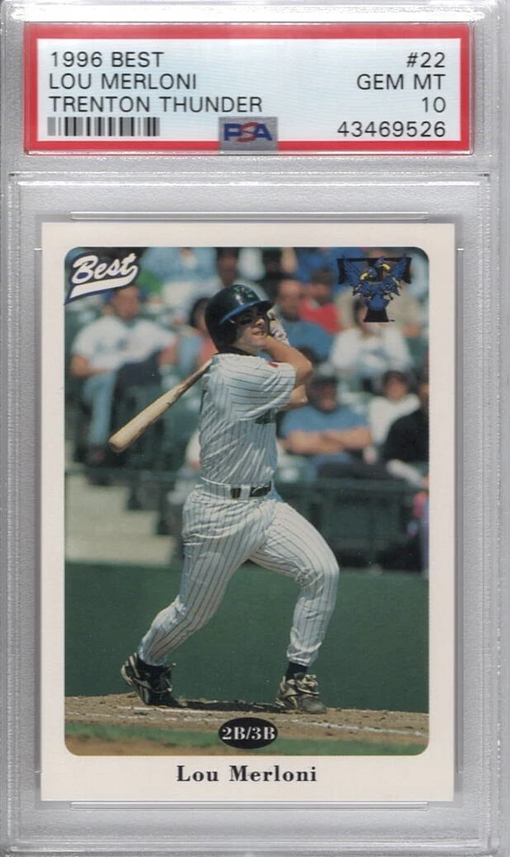 1996 Best Trenton Thunder [Pavano] [Nixon] [Merloni] [PSA-10] [Como nuevo] Foto 3 de 4