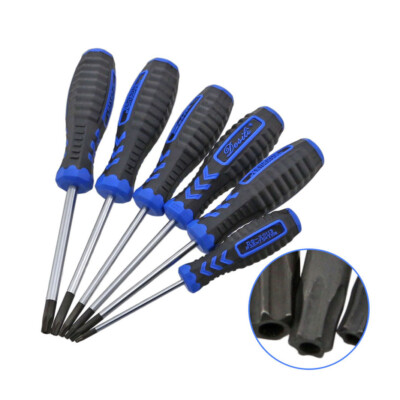 T10 - T40 Torx Key Wrench Security Star Bits L Handle & Shank Type Various Sizes