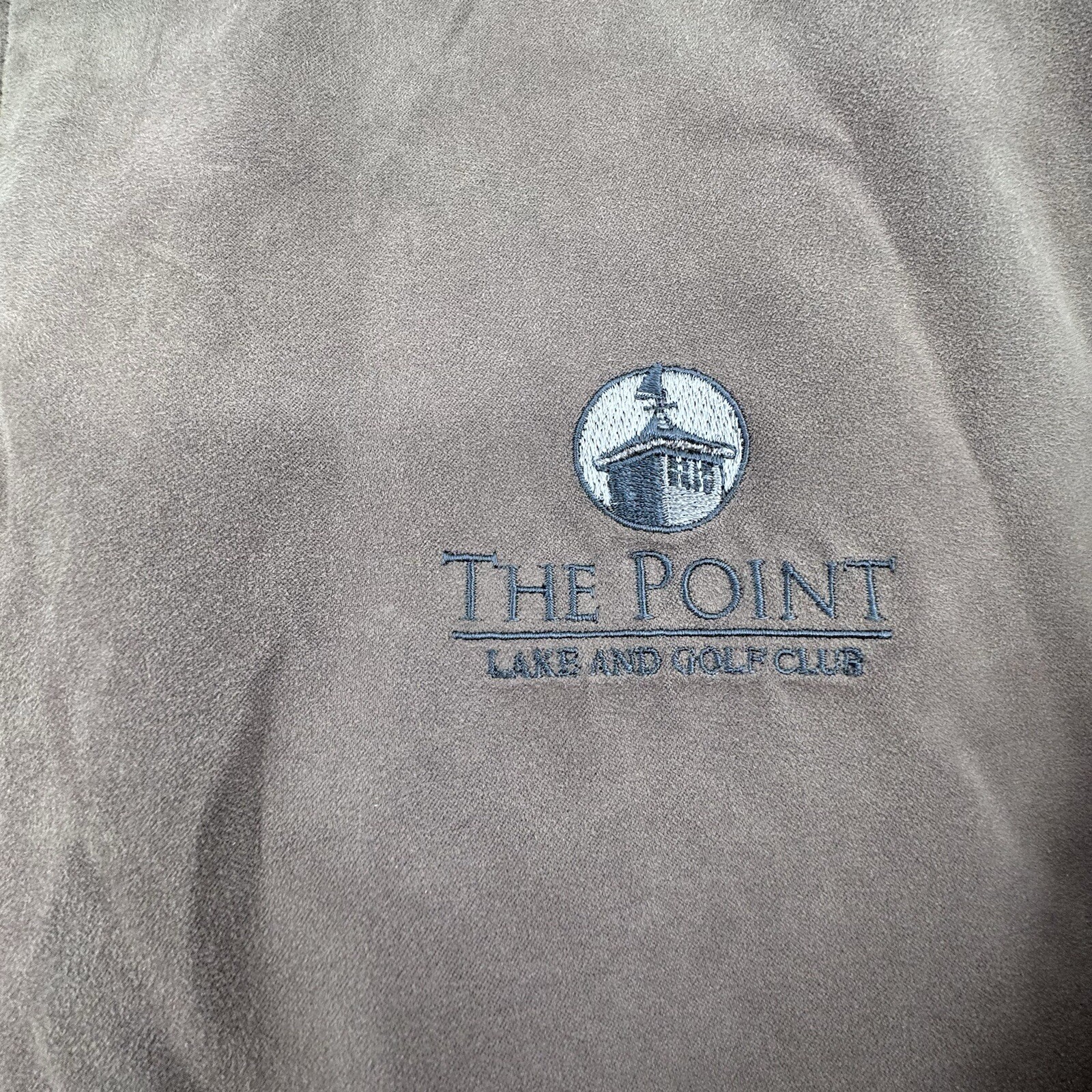 Zero Restriction Men Large Brown Micro Suede Golf… - image 2