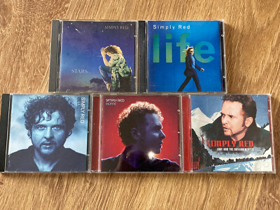 Joblot of 5 x Simply Red CD s Stars Life Blue Home Love And The Russian Winter