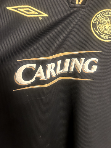 EXTRA LARGE BOYS/XS MENS UMBRO CELTIC 2003-2004 AWAY FOOTBALL SHIRT/TOP - Picture 3 of 7
