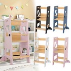 Lernturm Lernstuhl Kinderstuhl Kindertritt Hochstuhl Höhenverstellbar ab 1 Jahr