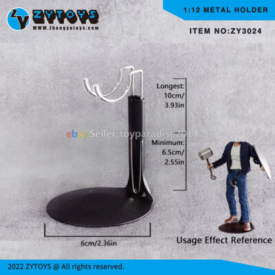 ZYTOYS 1/12 Scale 6'' Action Figure Dolls Figma SHF Stand Holder Action Base 3024