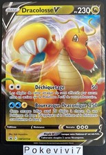 Carte Pokemon DRACOLOSSE SWSH154 PROMO Ultra Rare V Epée et Bouclier FR NEUF