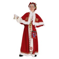 Premium Scandinav Mrs. Claus costume handmade kit for a professional entertainer