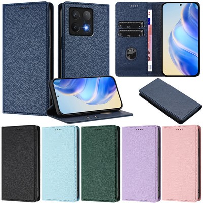 Litchi Wallet Leather Flip Cover Case For Xiaomi Redmi A4 14C 4G 13C A3 A1 A2 9C